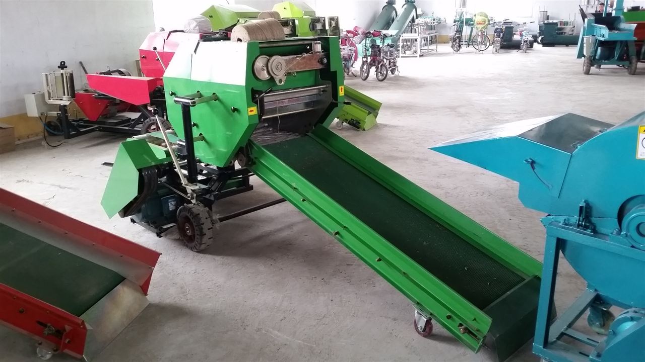 ST5552A秸稈青儲飼料打包機 高效牛飼料青儲加工利器